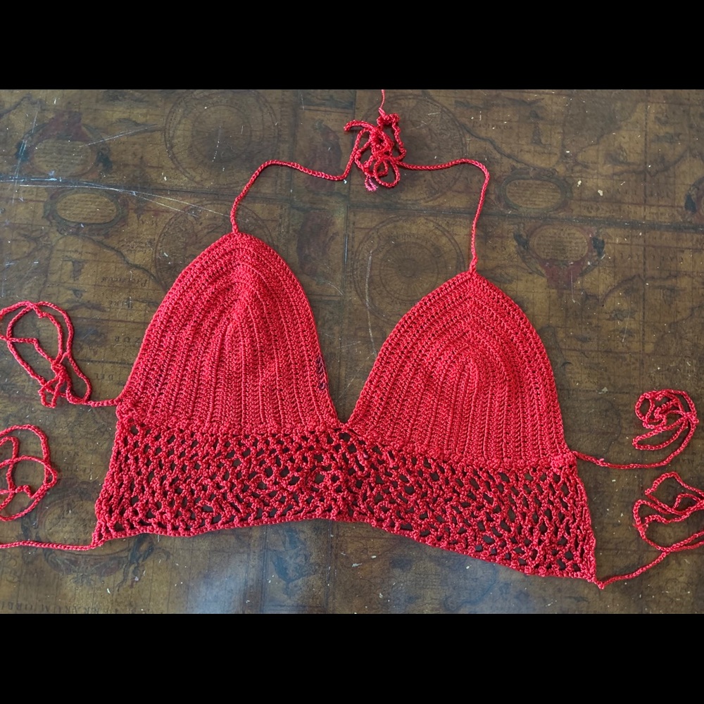 Crop top crochet